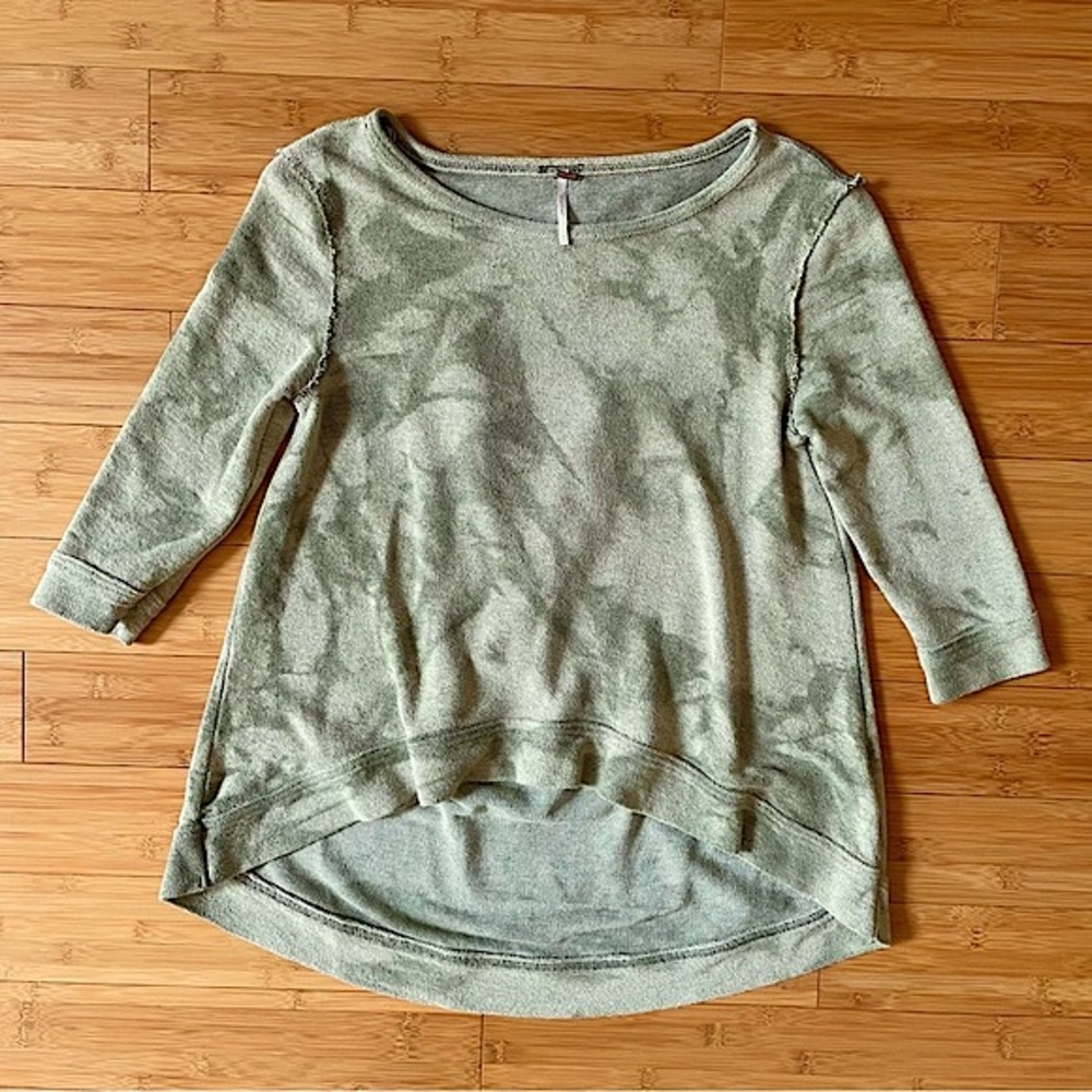 Free People Cloudy Day Tie Dye Sweater